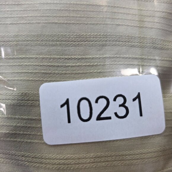 Mens Croft & Barrow Beige 100% Silk Shirt Short Sleeve Button-Down Size XL - Picture 7 of 8